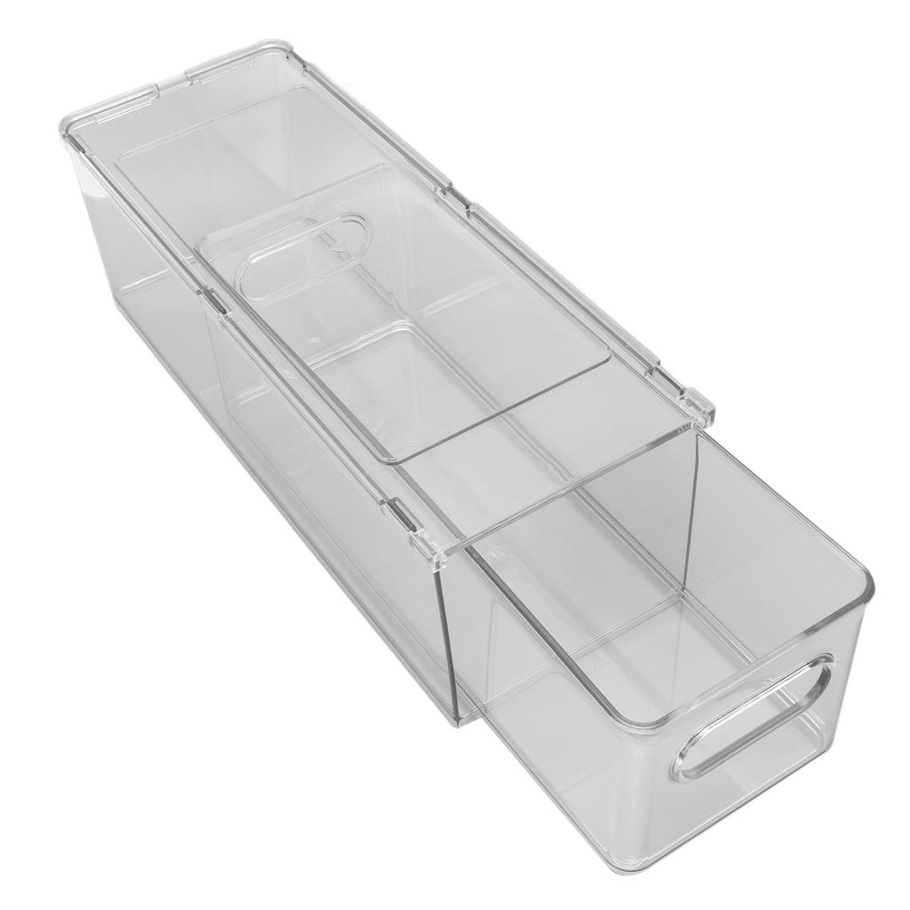 Ящик для хранения многофункциональный штабелируемый контейнер для хранения зубной пасты, лака для волос, мыла, косметики