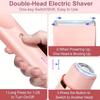 Electric Razors for Women 2in1 Bikini Trimmer Facial Mustache Shavers for Ladies Body Underarms Arm Leg Portable Painless Epilator