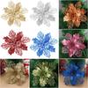 New Year Decor Christmas Flowers Fake Flowers Home Xmas Ornaments Christmas Tree Decorations
