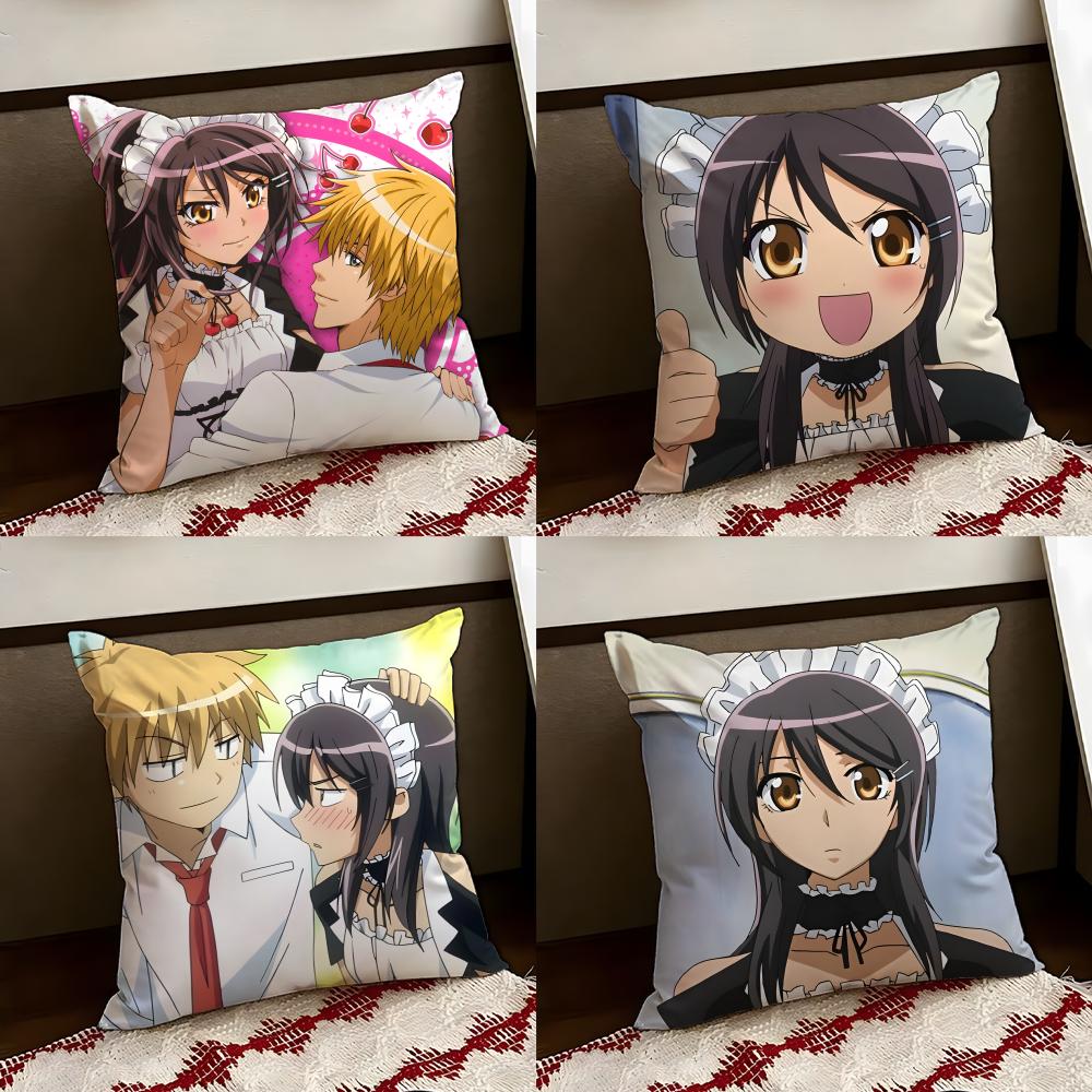Подушка с аниме-принтом MMaid Sama, двусторонняя, мягкая, прочная, для дома, автомобиля, многоцелевая, для ежедневного комфорта