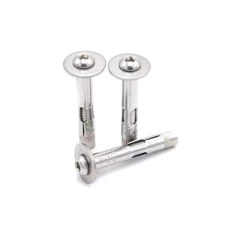 Болт-расширитель с шестигранной головкой и цилиндрической головкой из нержавеющей стали M6/M8/M10