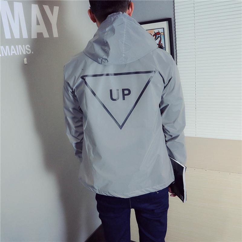 «Светоотражающая зимняя ветровка»: Японская модная куртка унисекс для студентов.