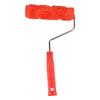 7IN Rubber Embossing Texture Wall Printing Brush Relief Roller Tool with Handle EG343T