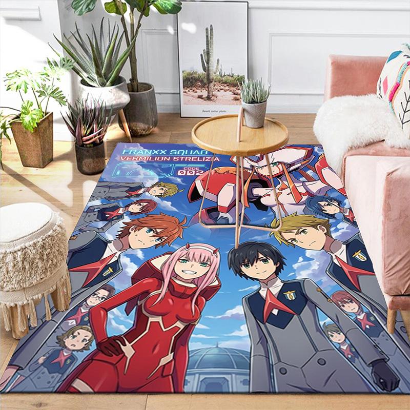 Darling in the FranXX Современный ковер Нескользящий Моющийся Мягкий коврик для пола Декор комнаты дома THW