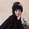 Elastic Star Knitted Hat Hip-hop Y2K Pullover Cap Personality Jacquard Woolen Hat Winter