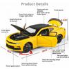 1:24 Camaro Revuelto Модель Игрушечный Автомобиль Металлический Литой Музыка Свет Амортизация Модели Соединение Рулевое Управление Игрушки Коллекционный Предмет