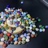10 шт. Многофункциональное Натуральное Полированное Каменное Яйцо Случайный Рисунок 22x30 мм Пасхальное Украшение Яйцо Мини Яйцо для Поделок DIY