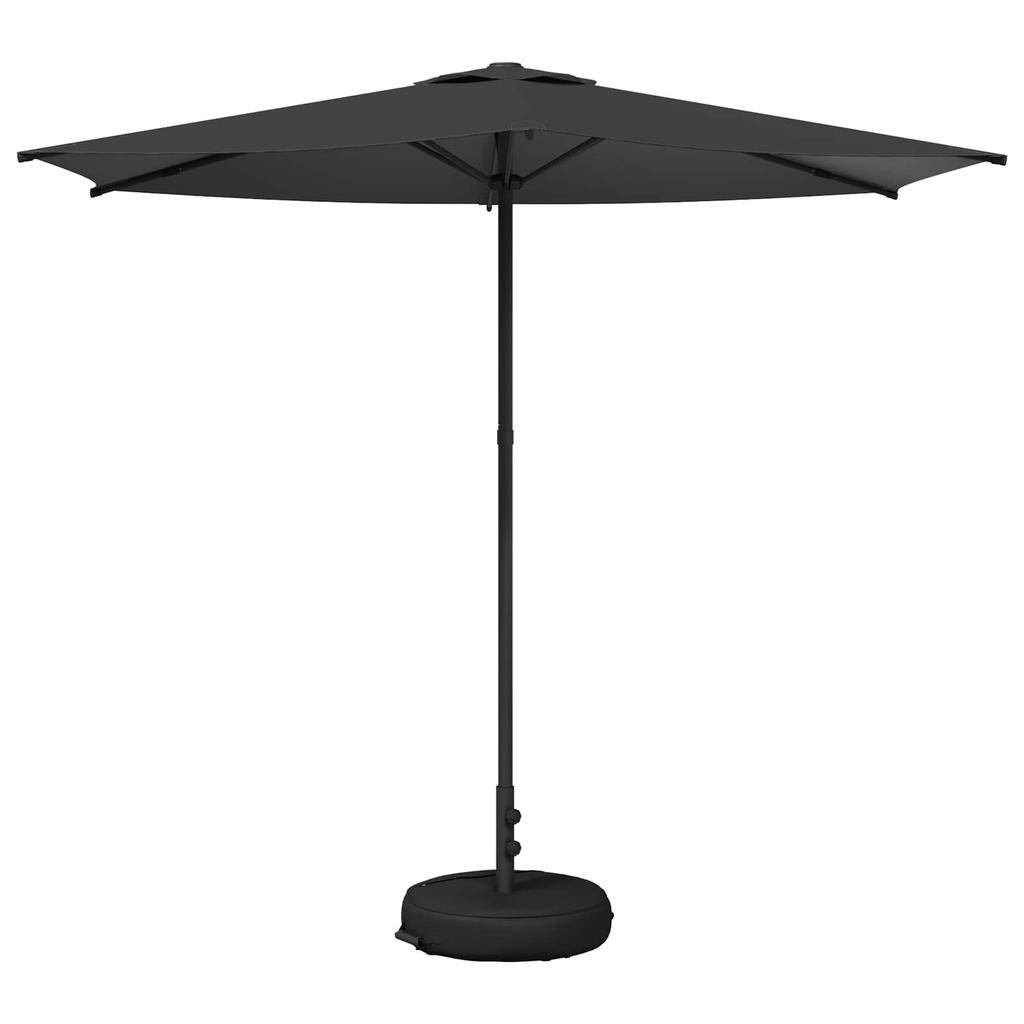 Garden Umbrella with Base 270 x 270 cm Polyester Rectangular