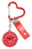 Pocket Watch Keychain Watch Analog Carabiner Charm Keychain Watch Push Key Red Push Red [Fieldwork] Women's ST301-3