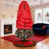 Upright Christmas Tree Cover Tear Resistant Xmas Tree Storage Cover with Drawstring Zippered Dustproof Storage Bag