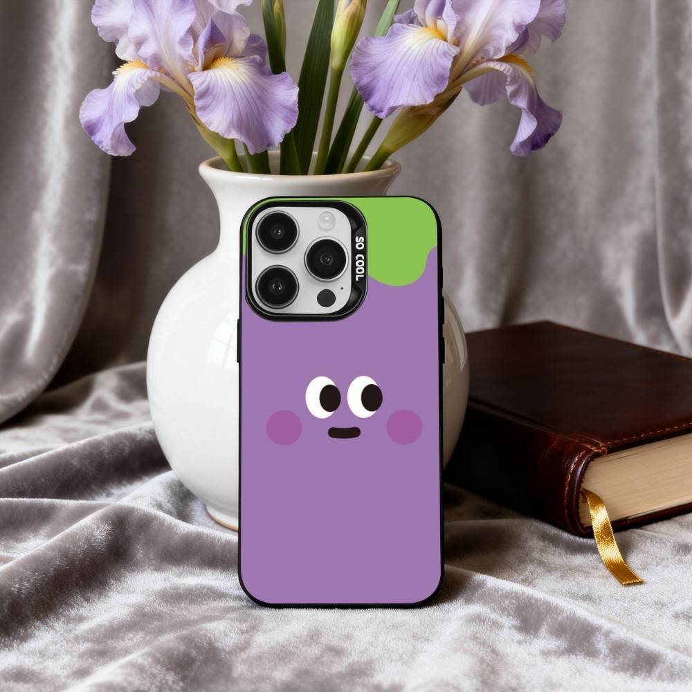 C-Cute C-CARROT F-FRIENDS Phone Case For iPhone17,16,15,14,13,12,11 Plus,Pro Max Candy Silver Plated Inside Cover