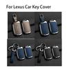 Для Lexus Ct200H Gx400 Gx460 Is250 Is300C Rx270 Es240 Es350 Ls460 Gs300 450H 460H Сплав Цинка Кожаный Чехол-Крышка Брелок для Автомобильного Ключа