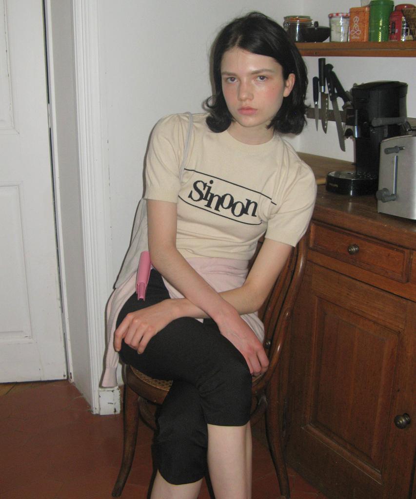SINOON Sinoon Logo Half Knit (Pink)
