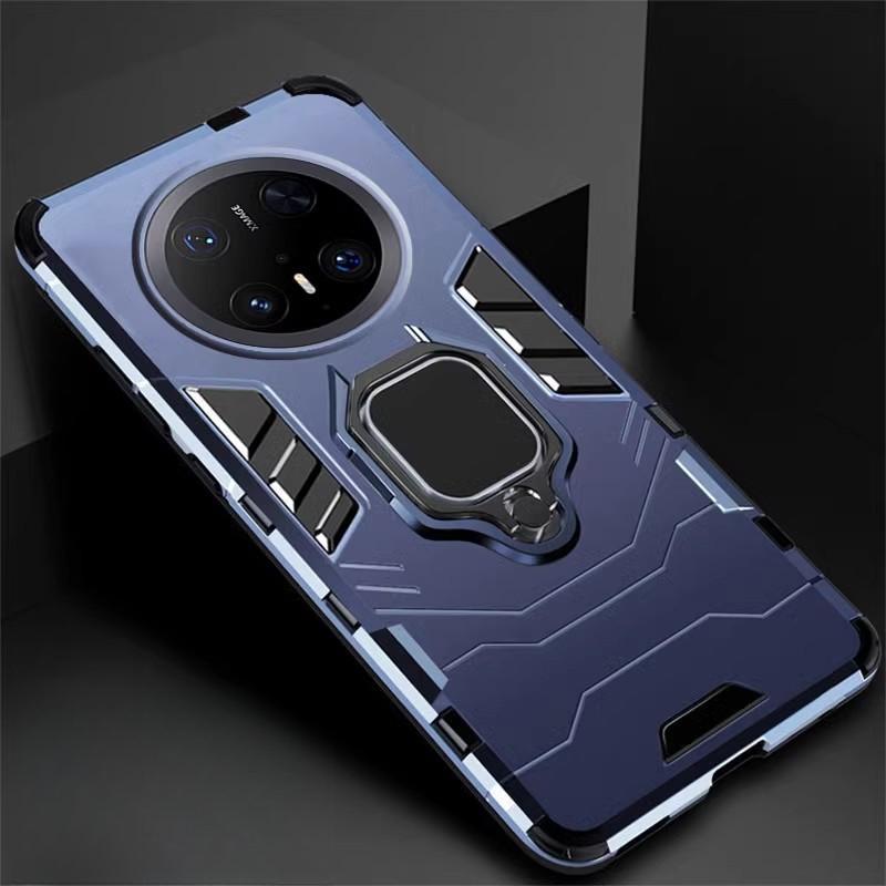 Подходит для Huawei Mate70pro Бронированный чехол для мобильного телефона Nova13 Кольцо Автомобильный держатель Magic7 Противоударный чехол P60