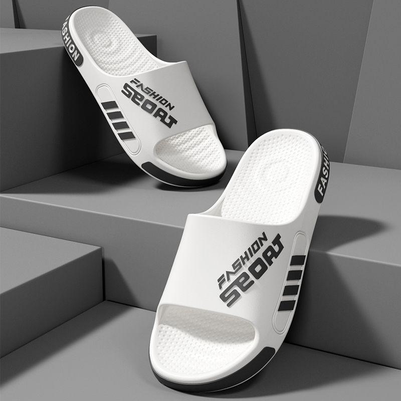 Стильные мужские и женские тапочки для дома и улицы с нескользящей подошвой для летней и домашней носки
