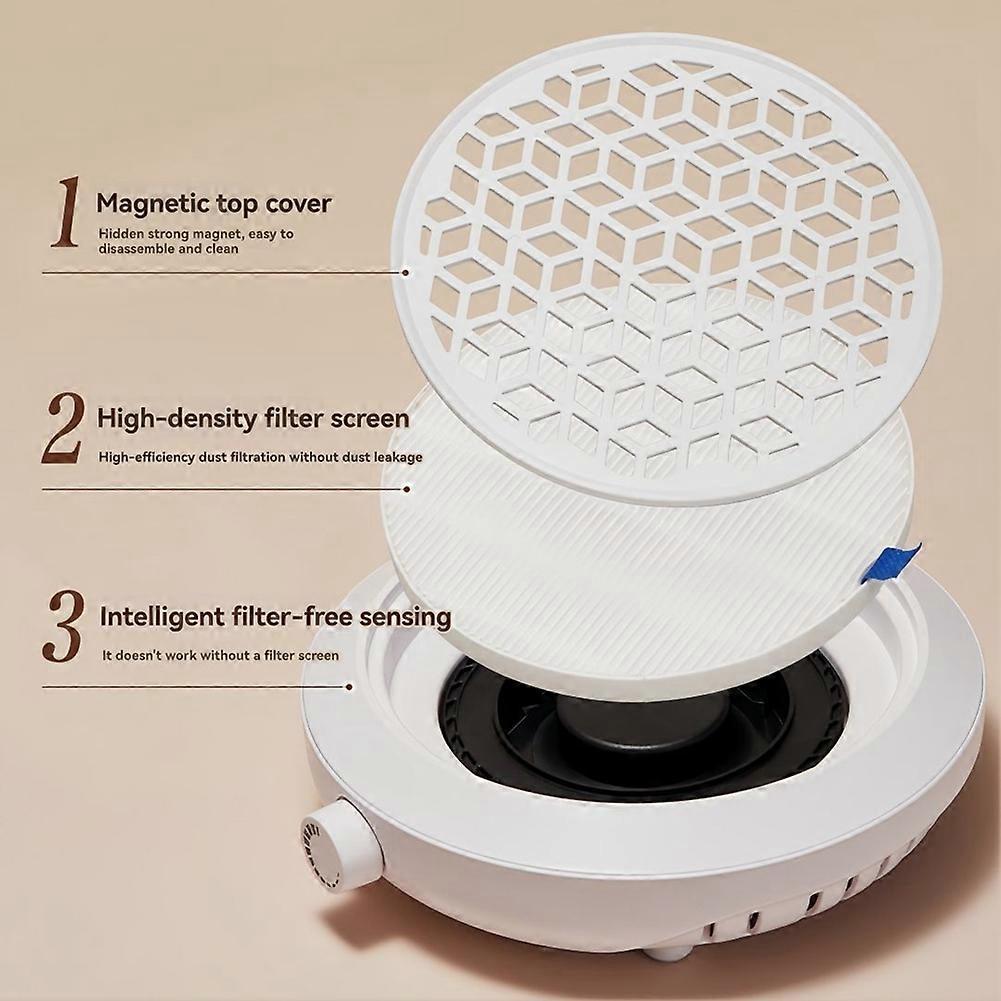 Nail Remover Dust Collector Silent High Suction Plug-in Model Nail Polisher Vacuum Cleaner Vacuum Fan Dust Collector US