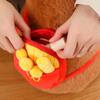 Новая кукла из серии 'Еда Капибары', поедающая картофель фри, плюшевая кукла-капибара, игрушка-кукла, капибара для повседневного использования