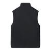 Autumn Winter Lamb Wool Vests Men Warm Padded Stand Collar Casual Sleeveless Jacket