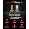 Высокомощная светодиодная лампа головного света H7 H11 H1 H3 H4 6000K LED 9005 9006 9012 HB3 HB4 3 медные трубки Светодиодный комплект для автомобиля 12В 2 шт.
