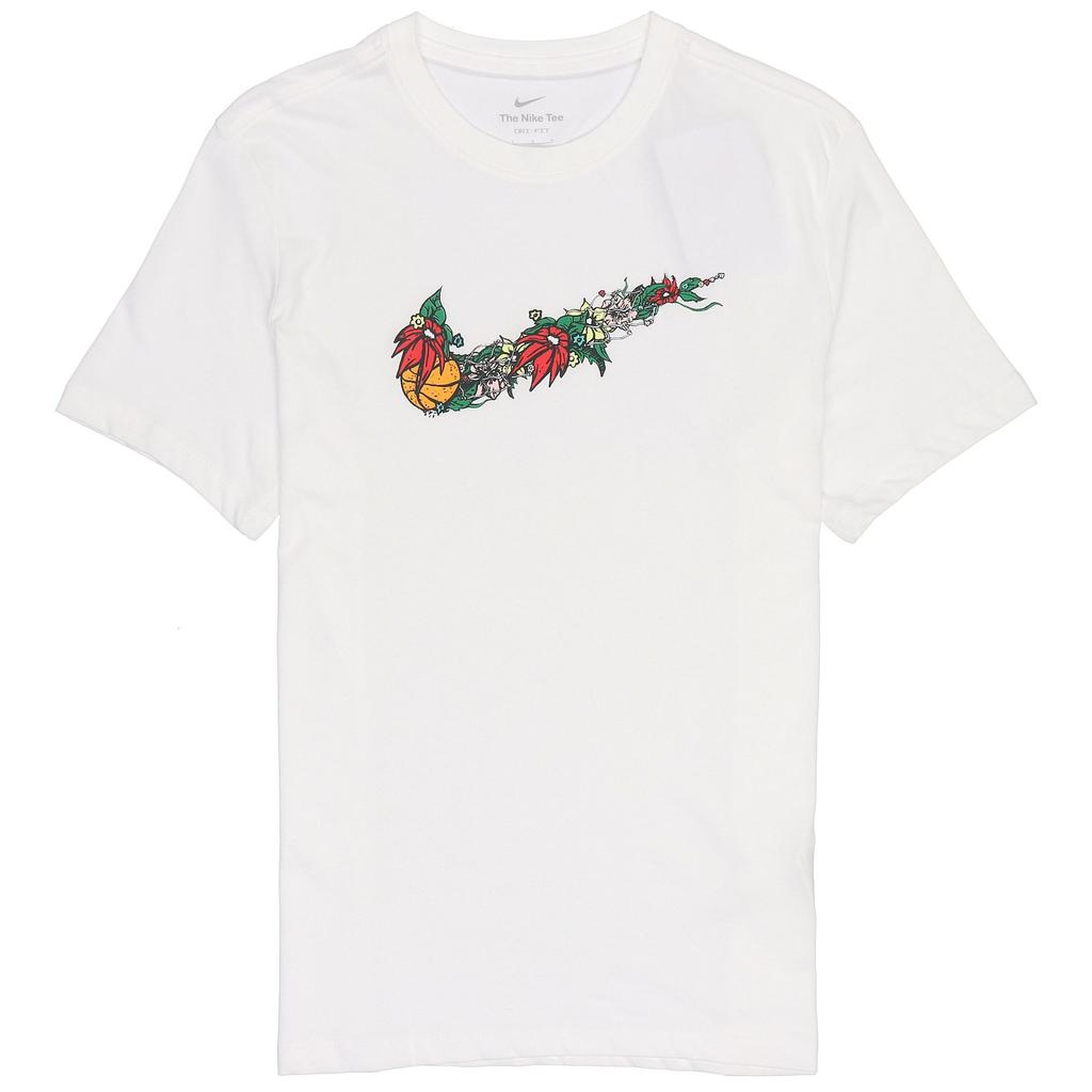 Nike T Shirts Men's White Crew Neck Moderate DV1215-100