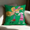 Hey Aarnold Cartoon Pillow Case Pillowcase Doublesided Printed Sofa Cushion Bedroom Headboard Pillow
