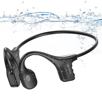 Полностью водонепроницаемые наушники с костной проводимостью, Bluetooth, MP3, 32 ГБ, легкие, 8 часов непрерывной работы, быстрая зарядка, для и большего количества наушников, (IP68),