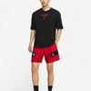 Jordan Dri-Fit Color Block Quick-Dry Knit Basketball Shorts Men Bottoms Red CZ4772-687