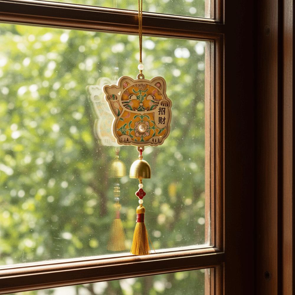 Traditional Song Jin Wind Chime Material Kit Pearl Wind Chime Material Set Backpack Decoration