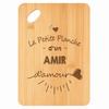 Planche À Découper - PLANETEE - Amir D'amour - Bambou Naturel - 30 X 20 X 1 Cm - Trou D'accroche 24 Mm