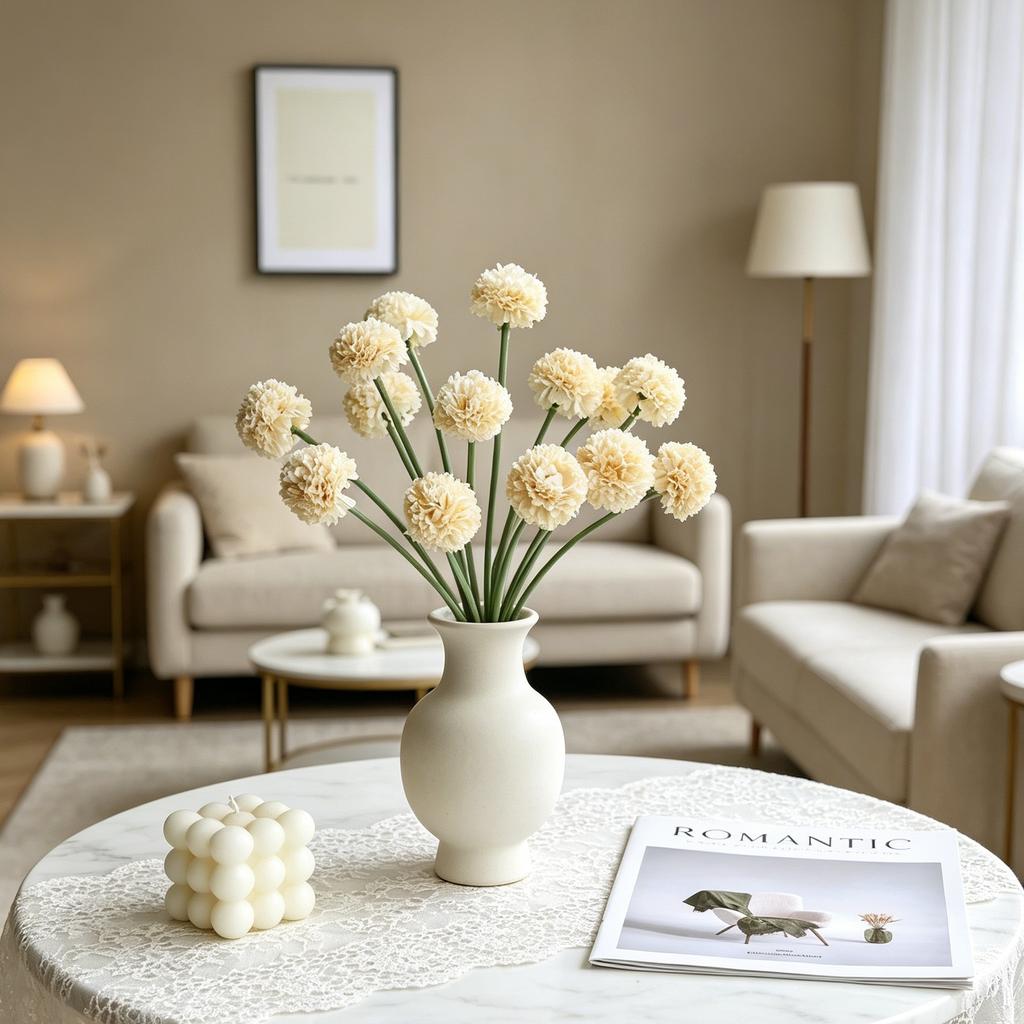 Искусственные Цветы Шелковые Мини Шарики Хризантемы Для Дома Комнаты Свадьбы Свадебный Букет Декор Фестиваля Улица Двор Сад DIY Подарки