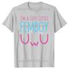 Забавная футболка «Я милый маленький фембой» Графические футболки Мужские Женские Юмор Уличная одежда Футболка с коротким рукавом Унисекс Свободная одежда