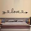 Love Arrow Wall Sticker Home Decoration For Bedroom Living Room Decor Wall Stickers Mural Vinyl Decorative Wallpaper Wall Decor
