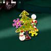 Christmas Series Brooch New Year Christmas Gift Box Suit Jacket Brooch Chest Flower