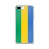 Coque iPhone - Drapeau Gabon - iPhone 8 Plus - Souple - Design Fin Et Léger - Multicolore