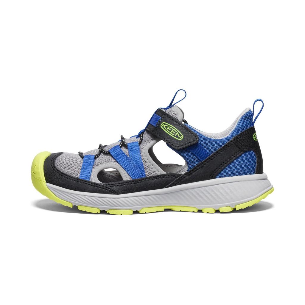 Keen Motozoa Slip Resistant Abrasion Resistant Slip Resistant Abrasion Resistant Children's Sandals Blue Gray 1028984
