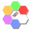 Светодиодная лампа RGB «Соты» с квантовой технологией и сенсорным управлением