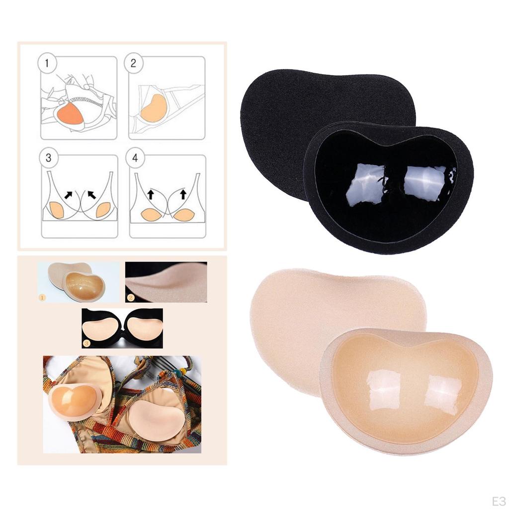 Вставки для бюстгальтеров Мягкая вставка на груди для повседневного ношения Купальники Спортивные