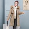 One-on-one Clothes, Three-piece Warm Cotton Jacket, Women's Long Style Over Knee Korean Loose Cotton Jacket, Removable Parka Suit