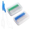 Ikkilik Ip Boshli Gigiyenik Tish Silikon Interdental Cho'tkasi Tish Kovlagichi O'ta Yumshoq Tish Tozalash Cho'tkasi Tish Parvarishi Tish Ipi