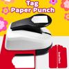 Дырокол для рукоделия Puncher Tag Tab Punch Puncher Отверстие Резак для бумаги Бирка 2 дюйма
