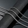 Stainless Steel Rolo Chain Necklace 18"-28" Crude Chain Necklace for Men Women Jewelry 2/3/4/5mm