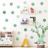 Зеленые точечные наклейки на стену акварельные минималистичные украшения для дома спальня магазин одежды кофейня самоклеящиеся водонепроницаемые наклейки на стену