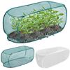 Garden Netting for Raised Beds Foldable Mesh Plant Cage with Ground Stakes Insect Bird Control Raised Bed Cover for Plant Protection