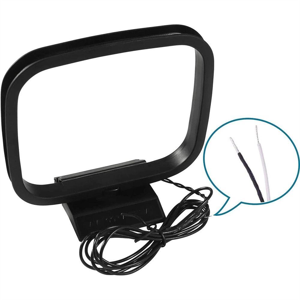 Аудио 2-контактный оголенный провод Домашний стерео ресивер FM радио Рамочная антенна AM Рамочная антенна Прием радиосигнала