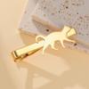 Punk Cat Tie Clip Cute Sausage Dog Necktie Buckle Creative Dachshund Tie Pin  Women Men