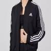 adidas Женская тканая спортивная куртка Essentials с 3 полосками, черная GS1352