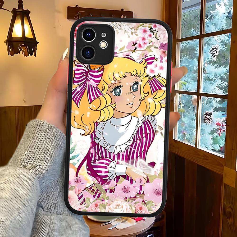 Классический C-Candy C-Candy Аниме Силиконовый Матовый Чехол Для Телефона Для Iphone 13 14 15 16 Pro Max 11 12 X Xs Max Мягкая Крышка