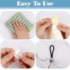 50/10PCS Mini Clear Wall Hooks Self Adhesive Transparent Sticky Hanger Wall Decor Hook Home Kitchen Bathroom Storage Organizers