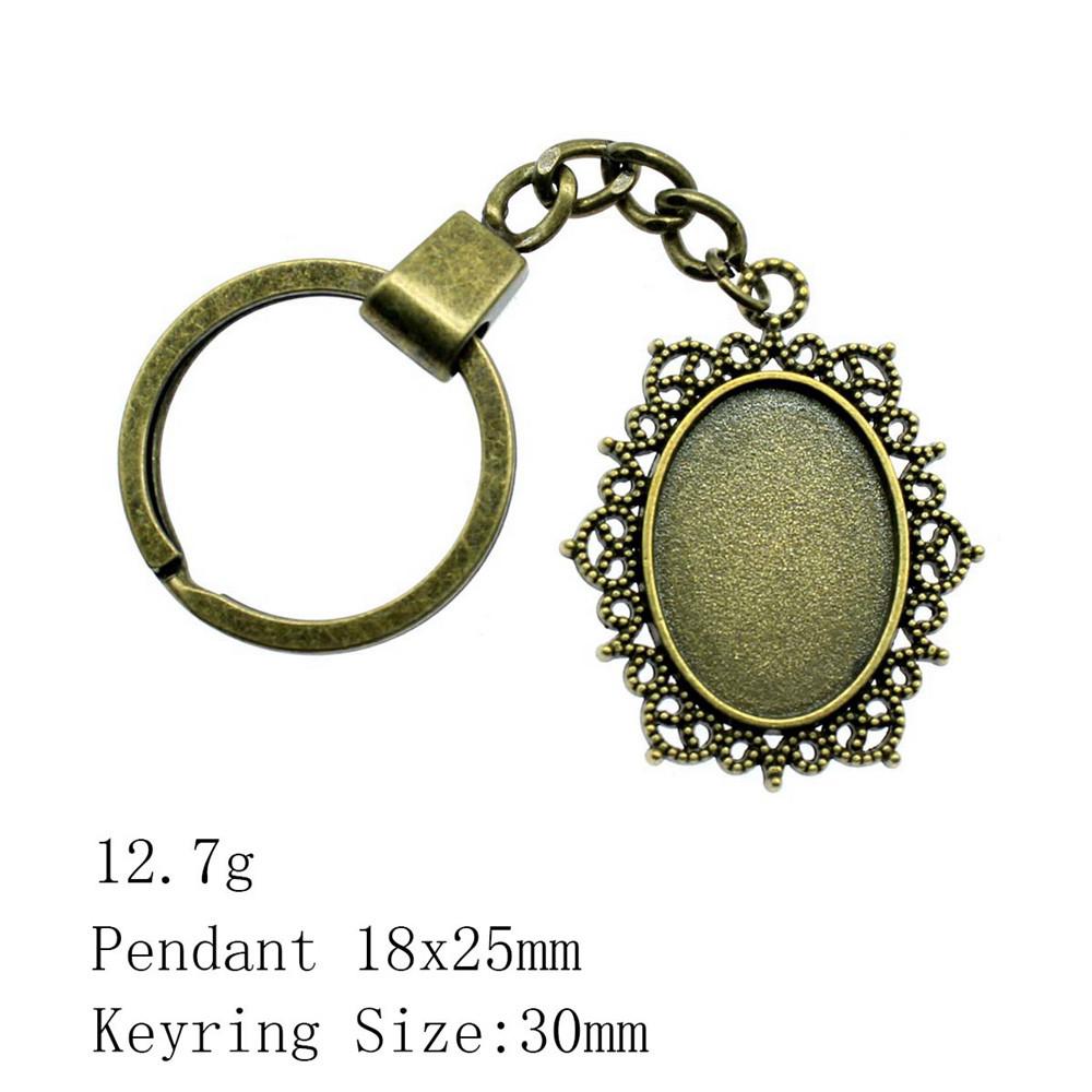 Брелки для ключей на выпускной Пара Сердце Эллиптический стеклянный кабошон База Подставка Брелки Дешевые Милые Вещи Брелок в виде самолета