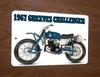 Greeves  Challenger Motocross Motorcycle Dirt Bike  Metal Wall Sign